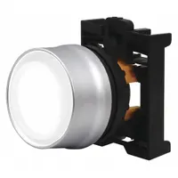 EATON Extended Push Button: 22 mm Mounting Size, Non-Metallic, Momentary (MPN M22-DGLH-W)