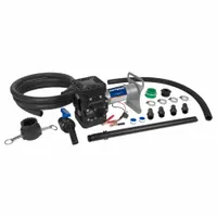 SOTERA Electric Drum Pump: Pump with Hose & Nozzle, 1/4 hp HP, 12 V DC, 13 gpm, Polypropylene, PP (MPN SS415BX731PG)