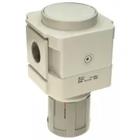 SMC Regulator: Die-Cast Aluminum, 3/4 in G, 7.251887 psi to 123.2821 psi, 1 MPa Max Op Pressure (MPN AR50-F06-D)