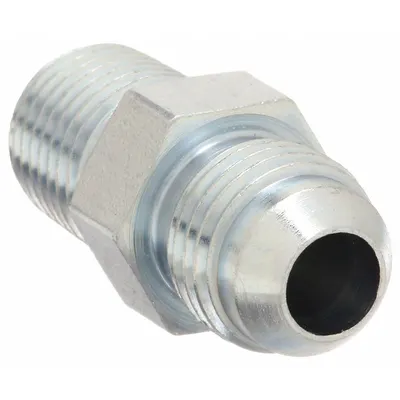 AEROQUIP Hydraulic Hose Adapter: 1/8 in x 5/16 in Fitting Size, Male x Male, NPTF x JIC - NPTF-to-JIC Steel Hydraulic Hose Adapters
