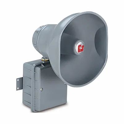 FEDERAL SIGNAL Speaker with Amplifier: Powered, 1-Way, 8 in Overall Wd, 12 1/2 in Overall Ht - Horn Speakers