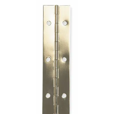 OEM Steel Full Surface-Mount Piano Hinge, 48 in Leaf Ht, 5/8 in Leaf Wd - Full Surface-Mount Piano Hinges