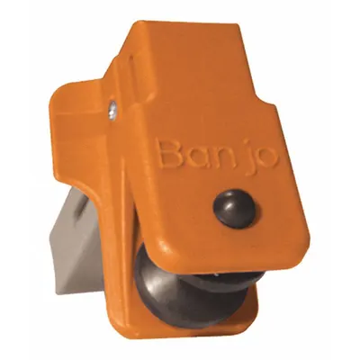 SUR-R Fluid Line Banjo Stopper Clamp, 1 in Lg, 5 in Wd, Gray/Orange - Fleet and Vehicle Maintenance