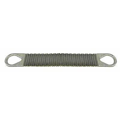 LIFT-ALL Wire Mesh Sling: Type 2, 10 ga Wire Gauge, Steel, 16 ft Sling Lg, 4 in Sling Wd - Triangle Wire Mesh Slings
