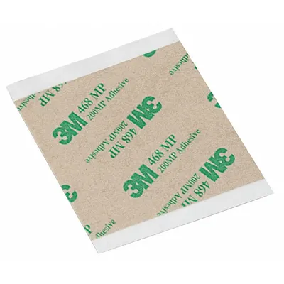 3M Transfer Tape: Square, 12 in Wd, 12 in Lg, 5.2 mil Thick, Polycoated Kraft Paper - Adhesive Transfer Tape Squares