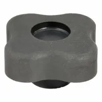 INNOVATIVE COMPONENTS Hand Knob: 4 Point, Plastic w/ Steel Thread, 1/4"-20 Thread, 1.4 in Dia (MPN GN4C----4S2BS21)