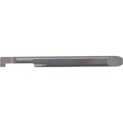 Micro face grooving bar for creating precise grooves on workpiece faces in confined spaces. Suitable for use on CNC lathes and machining centers in general machining operations.