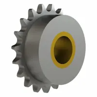 BREWER MACHINE & GEAR Idler Sprocket: For 50 Chain Size, Steel, 17 Teeth, 3.72 in Outside Dia. (MPN 50B17U)