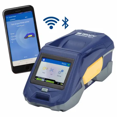 BRADY Portable Printer: Gen Identification, Bluetooth Connected, 2" - Bluetooth Portable Printers