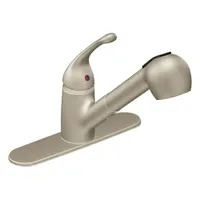 CFG Pull Out Kitchen Faucet: Capstone, Brass, Single-Post, Deck, 1 Mounting Holes, 1.5 gpm Flow Rate (MPN CA40519SL)