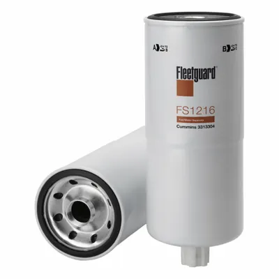 FLEETGUARD Automotive Fuel/Water Separator: Spin-On, 15 3/16 in Overall Lg - Spin-On Fuel Filters