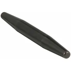 This double-sided aligning punch features a round body with a 2 1/2 in taper length and an overall length of 8 in. It is used for aligning bolt holes or driving out pins in metalworking and maintenance applications.