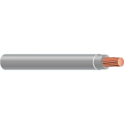 SOUTHWIRE Wire: Copper, 16 AWG, 1 Conductors, Stranded, Gray, 500 ft Lg - Copper TFN/TFFN Building Wires