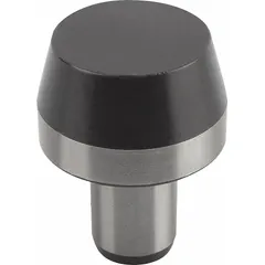 This shouldered locating pin is made of tool steel with a 12 mm shank outside diameter. It is used in jigs, fixtures, and assembly tooling to precisely position and align workpieces during machining or inspection. The shouldered design provides a positive stop for repeatable accuracy.