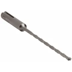 This carbide-head SDS-Plus drill bit is designed for rotary hammer drilling into concrete, masonry, and brick. With a 5/32 in diameter, 4 in maximum drilling depth, and 6 in overall length, it is suited for anchor installation and general construction tasks.