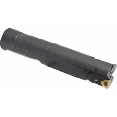 Indexable insert drill designed for general drilling operations in industrial machining. Suitable for producing holes in materials such as steel and cast iron, commonly used in automotive, aerospace, and heavy equipment manufacturing.