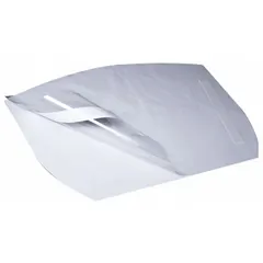Clear lens covers with adhesive on the sides, designed for use with Small or Medium S-Series Headcovers. Supplied in a 10-pack, these covers protect the main lens from scratches, dirt, and debris in industrial environments such as painting, grinding, or chemical handling.