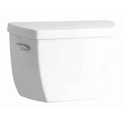 KOHLER K-4484-0 Pressure-Assist Toilet Tank, White, Left Hand Trip Lever - Pressure-Assist Toilet Tanks