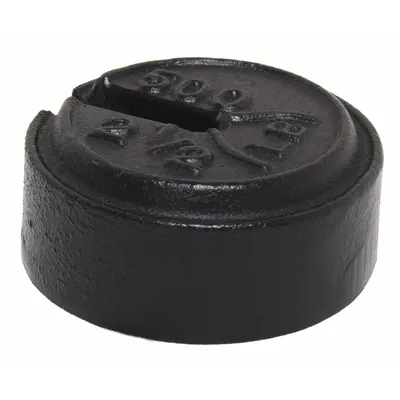 RICE LAKE WEIGHING SYSTEMS Calibration Weight: 2.5 lb Nominal Mass, Slotted Calibration Wt, 7 - Class 7 Calibration Weights