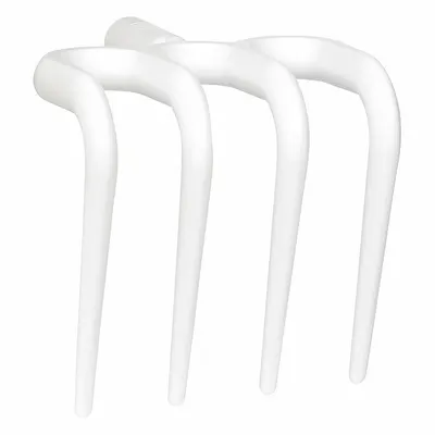 VIKAN Hygienic Fork: 4 Tines, 8 1/10 in Tine Lg, FDA Compliant, FDA Approved - Standard Hygienic Forks