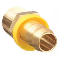 Push-On Hose Fitting: Hose Barb x NPT, 3/4 in x 3/4 in Fitting Size, Male x Male, Rigid, Straight (MPN 4TT18)