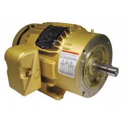 This BALDOR CEM3584T is a 1 1/2 hp, 1,800 RPM, 3-phase AC motor with a C-Face mounting and Totally Enclosed Fan Cooled (TEFC) enclosure. It operates at 208-230/460V AC and draws 4.6/2.3 A full load current at 60 Hz. Suitable for continuous-duty applications such as conveyors, pumps, fans, and compressors.