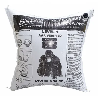 SHIPPERS PRODUCTS Dunnage Bag: 66 in Lg, 36 in Wd, 28 mil Mil Thick, 3 psi Breaking Pressure - Industrial Poly-Woven Dunnage Bags
