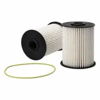 Spin-on fuel/water separator for diesel engines. Plastic media with 5 in overall height and 3 7/16 in outside diameter. Removes water and contaminants from fuel to protect the fuel system. Compatible with Peterbilt trucks