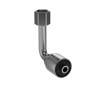 Parker 14143-8-8 90° Long Elbow Crimp Hydraulic Hose Fitting - Parker Crimp Hydraulic Hose Fittings with JIC Connection