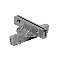 Street Sign Cross Piece Bracket: Flat Signs, 5 1/2 in, No Adjustment, Silver, Mounting Bracket (MPN 037-00021)