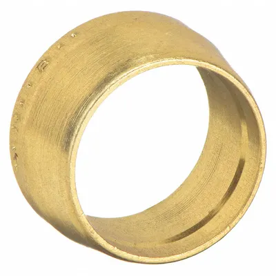 PARKER Compression Fitting Ferrule: 5/8 in OD Size, Compression - Single-Ferrule Brass Compression Fittings