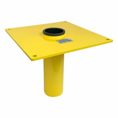 OZ LIFTING PRODUCTS Mounting Base: Socket, 1,200 lb Max Load Capacity, Steel - Socket-Mount Bases