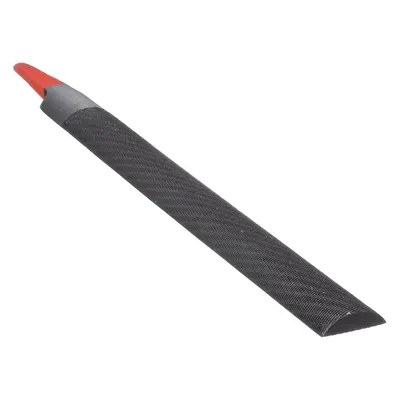 SIMONDS Machinists File: Double-Cut, Single Edge Cut, Bastard Cut, 12 in Lg without Tang - Double-Cut Half-Round Files