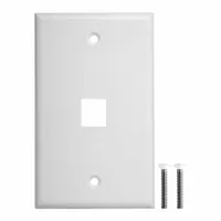 JONARD TOOLS Port Wall Plate: 1 Gang, 1 Port (MPN K-W1/10)