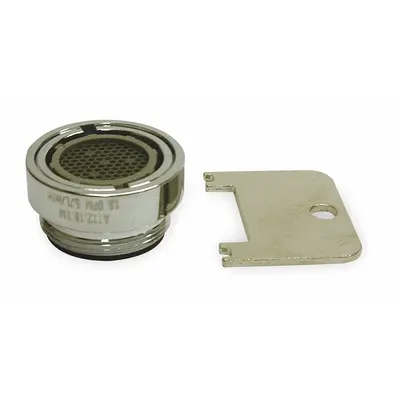 AMERICAN STANDARD Outlet: 1.5 gpm Flow Rate, Aerated Flow Outlet, Brass, Chrome Finish - Faucet Aerators & Outlets