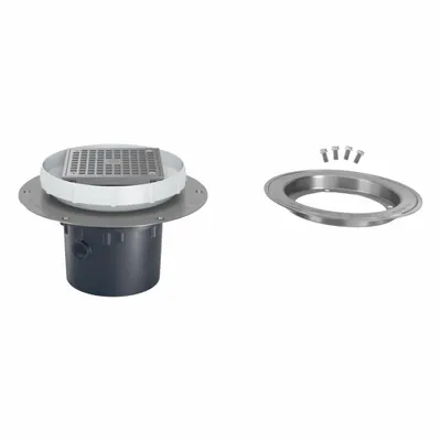ZURN EZ2-PV4-ST-CC Height Adjustable Floor Drain - Height Adjustable Floor Drains