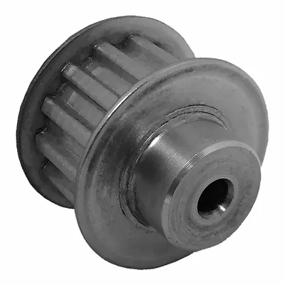Dayton Timing Pulley: Trapezoidal, Plain, For T5 Timing Belt Section, For 10 mm Belt Wd - T5 Section Timing Belt Pulleys