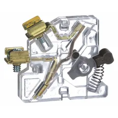 Normally closed auxiliary contact rated for 5 A maximum AC current. Designed for use with SQUARE D Type T Integral Horsepower Starters. Provides switching function for status indication or interlock circuits in motor control applications.