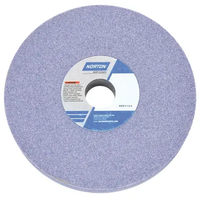 NORTON Straight Grinding Wheel: Type 1, 7" x 1" x 1 1/4", 32A60-KVBE, 5 PK - Grinding Wheels for Moderate-to-Heavy Grinding of Tool Steels