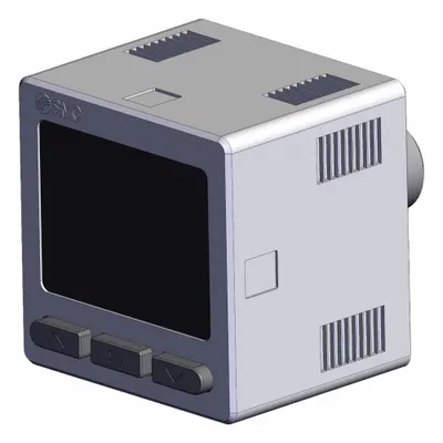 SMC High Precision Pressure Switch: 1/8 in Port Size, 1 NPN/PNP Output, 12 to 24V DC - High Precision Vacuum Pressure Switches