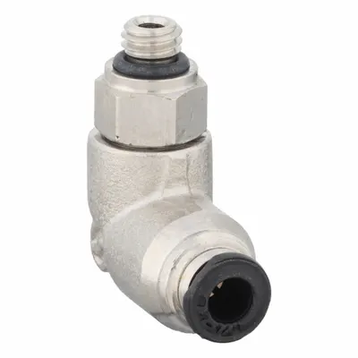 AIGNEP USA Nickel-Plated Brass Push-to-Connect Elbow Fitting - Nickel-Plated Brass Tube Fittings