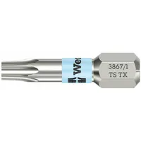 WERA Insert Bit: Insert Bit, T40 Bit Size, Imperial, Torx® Head, TX 40x25 Bit Industry Size, Std (MPN 05071038001)