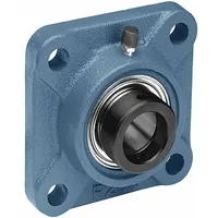 TRITAN 4 Bolt Flange Bearing: Radial Ball, 1 1/4 in Bore, Cast Iron, Eccentric Collar, 4 11/64 in Lg (MPN HCFU206-20)