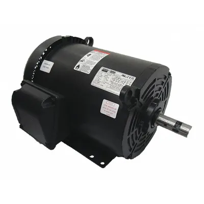 Dayton General Purpose Motor: Rigid Base Mount, Totally Enclosed Fan Cooled, 10 hp - Rigid Base 3-Phase General Purpose AC Motors