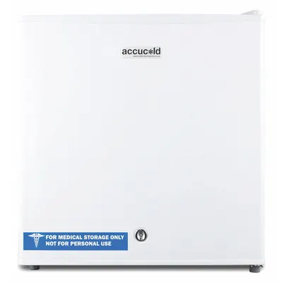 ACCUCOLD Freezer: Tabletop, 1.4 cu ft, -20°C to -10°C, Manual Defrost Method - General Purpose Lab Freezers