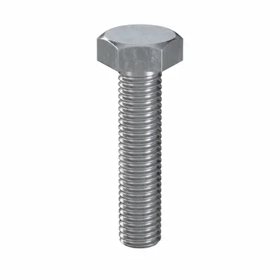 LINDSTROM Hex Head Cap Screw: Steel, Class 8.8, Zinc Plated, M10, Metric, 45 mm lg - Class 8.8 Steel Hex Head Cap Screws