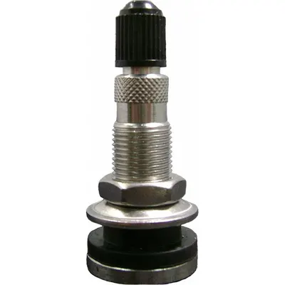HALTEC TV-618A-SS Clamp-In Straight Tire Valve Stem - Tire Valve Stems