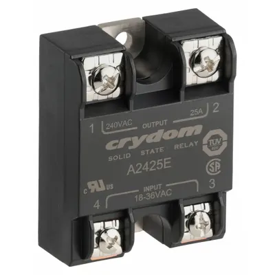 CRYDOM Solid State Relay: Surface Mounted, 25 A Max Output Current, SCR - Surface-Mounted Relays