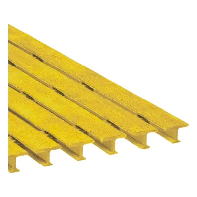 FIBERGRATE ISOFR Flame-Resistant Structural Grating, 24 in x 6 ft