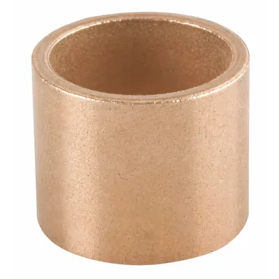 BUNTING BEARINGS Sleeve Bearing: Bronze, SAE 841, 3/8 in Bore, 1/2 in OD, 5/8 in Lg, USDA H-1 Approved - Lubricated Food-Grade Metallic Sleeve Bearings
